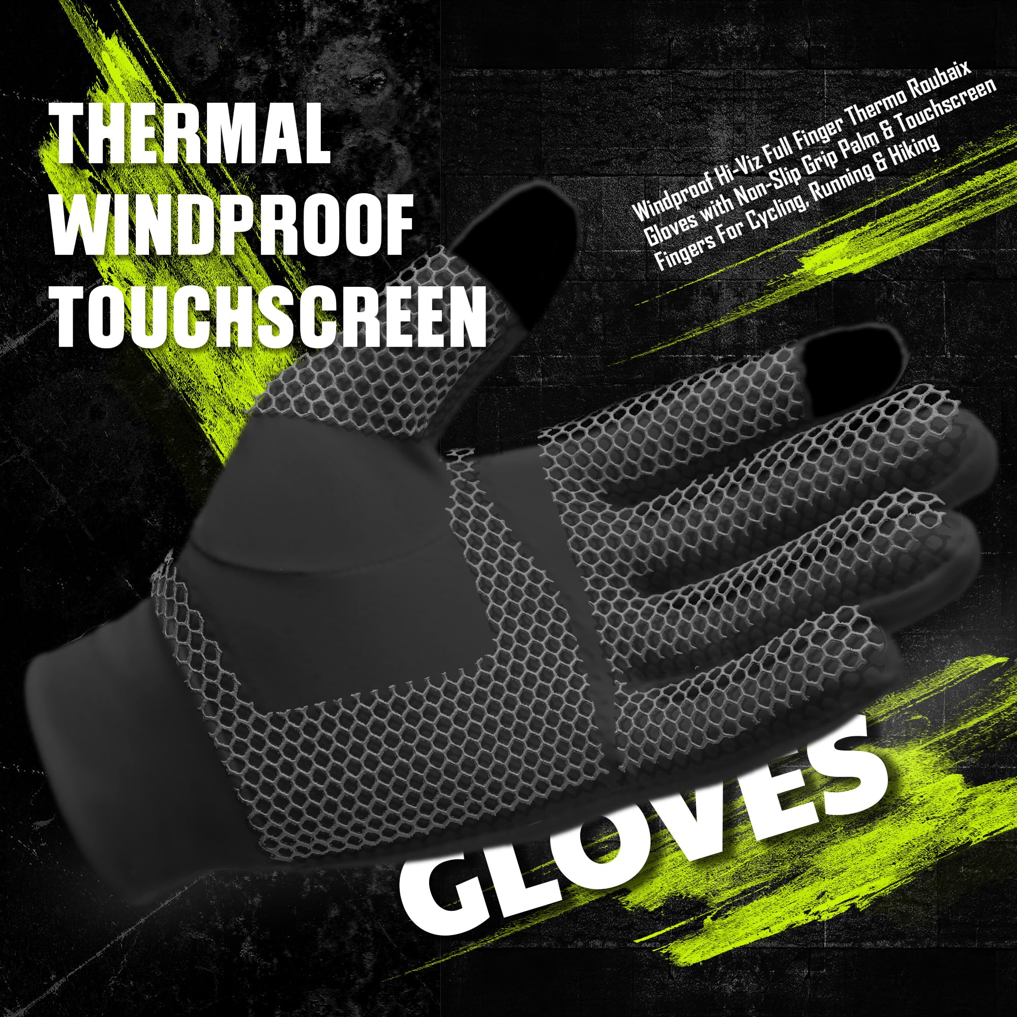 QTF Guantes deportivos ligeros para hombre y mujer, guantes para pantalla táctil, para correr, forro delgado y cálido, para invierno, ciclismo, caminar, ciclismo, deportes, conducción, antideslizantes