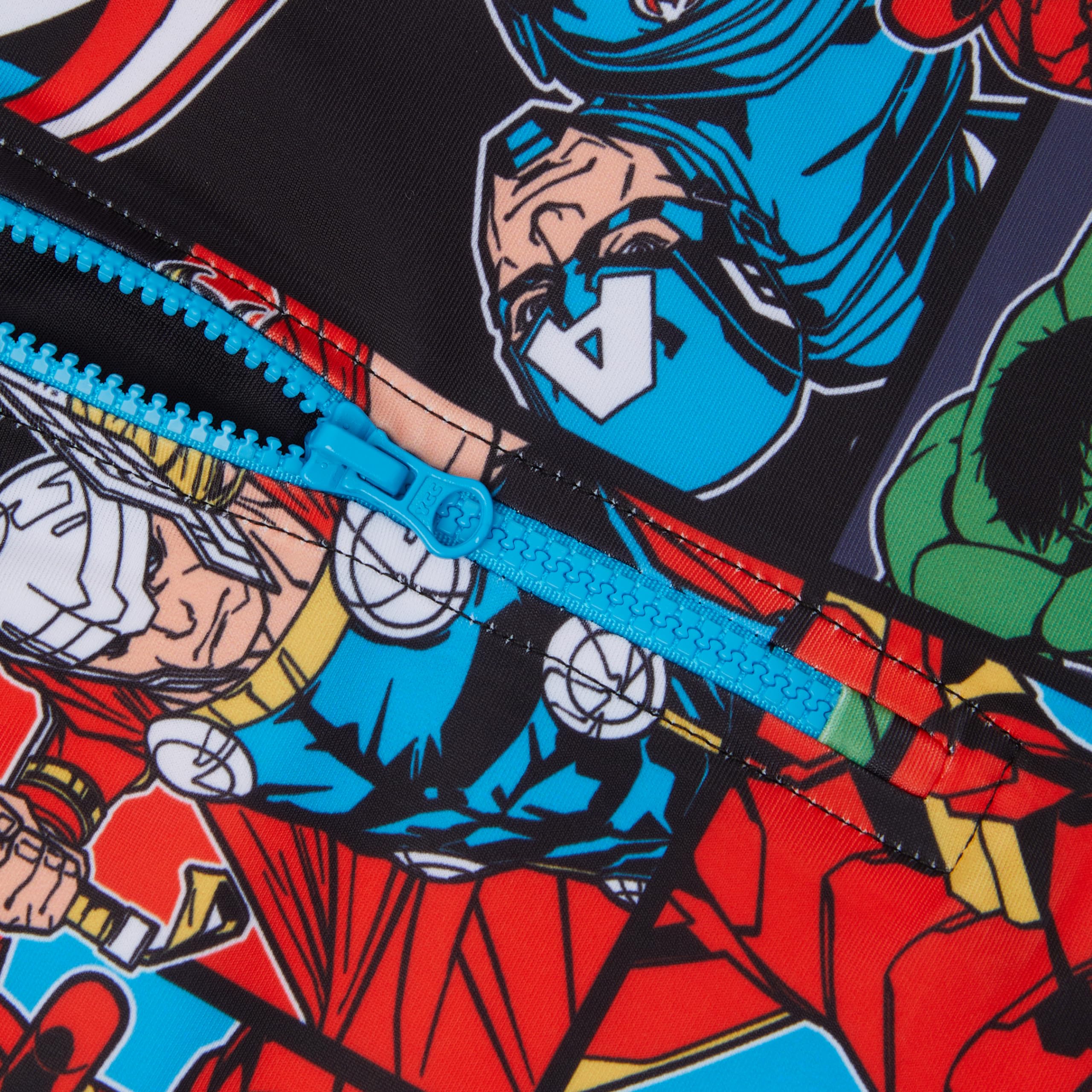 Garçons Avengers Maillot de Bain Deux Pièces - Hulk, Iron Man, Captain America, Thor
