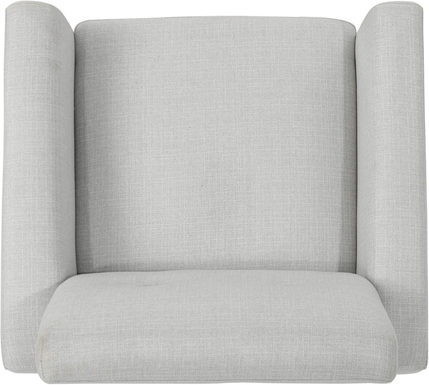 Christopher Knight Home Sienna Mid-Century Modern Fabric Club Chair, Light Grey