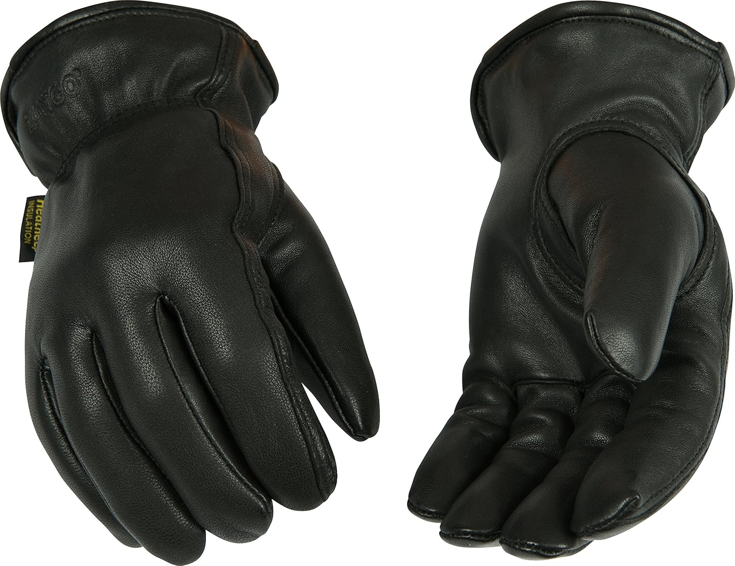 Kinco Lined Black Grain Goatskin Driver