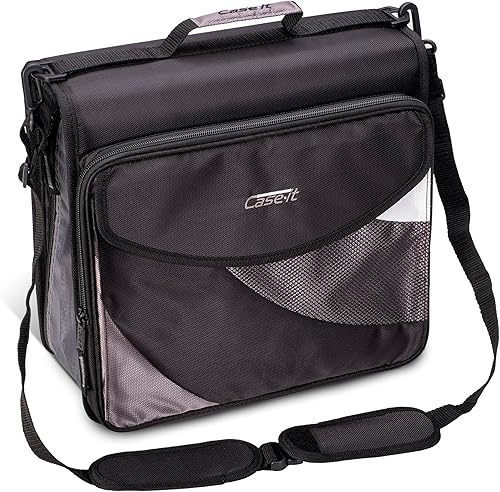 Case-it Carpeta doble 2.0 con cremallera 2 en 1, se convierte en una mochila, dos anillos en D de 2 pulgadas, capacidad de 800 hojas, carpeta de