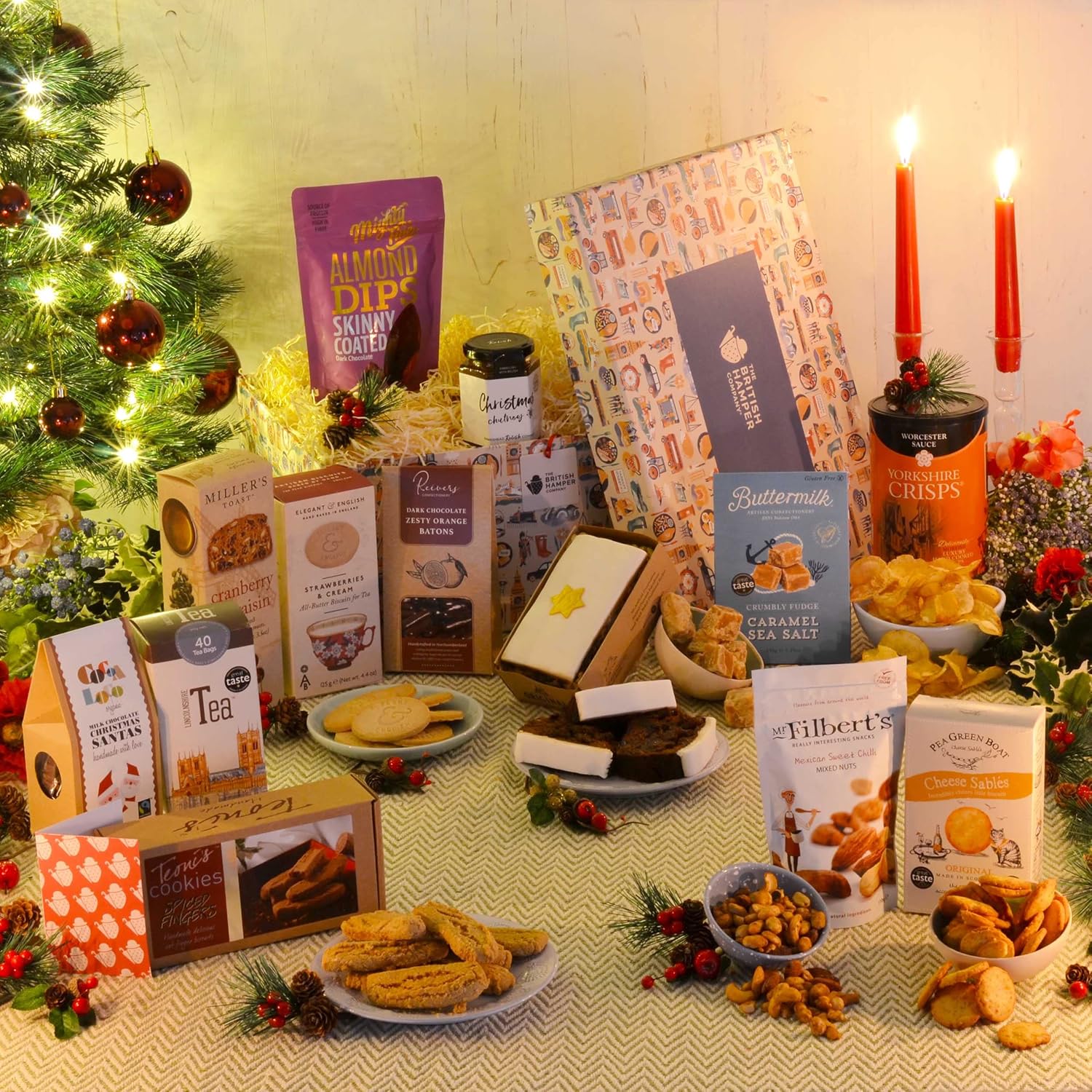 The British Christmas Hamper Free UK Express Delivery Gift Card Included Amazon.co.uk Grocery