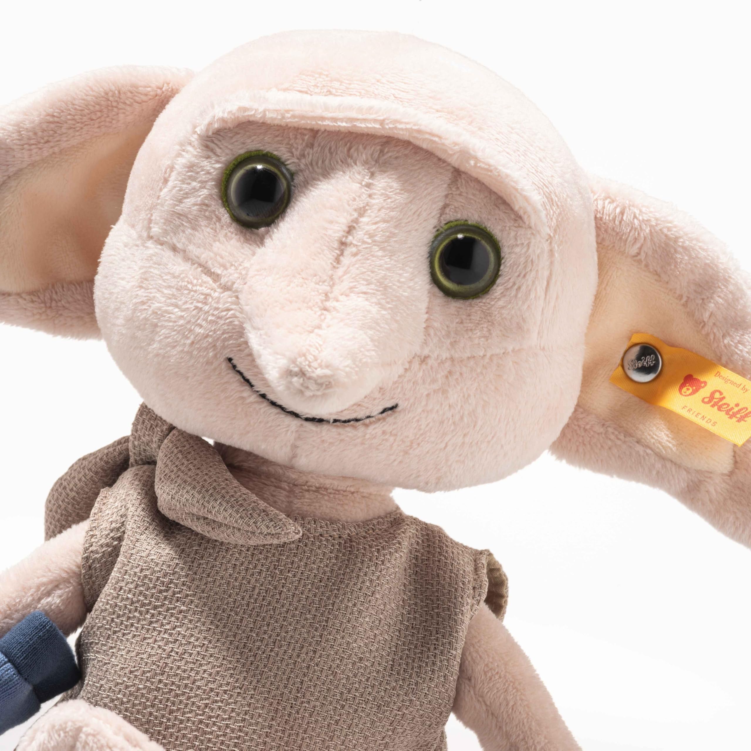 Steiff Przytulanka Dobby, słodka pluszowa zabawka z oczami z tworzywa sztucznego, dla dzieci, chłopców i dziewczynek, Friends, pluszowa zabawka, 26 cm, wielokolorowa, 024207