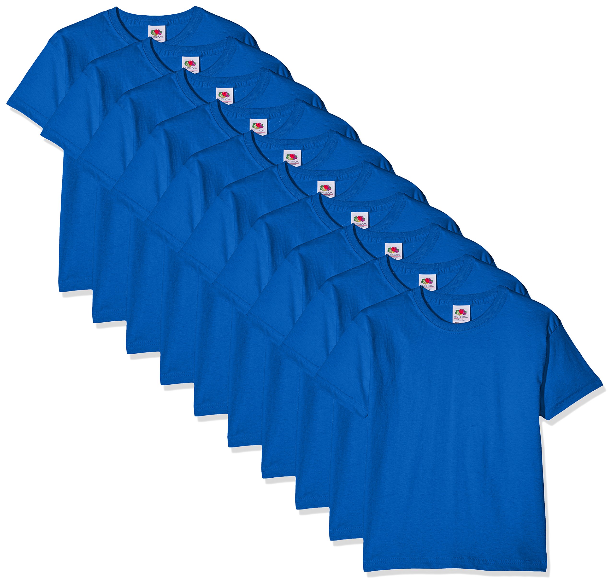 Fruit of the Loom T-Shirt (Pacco da 10) Bambini e Ragazzi