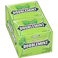 Vista 1 de Wrigley's Doublemint - Goma de mascar, 15 piezas, paquete de 10