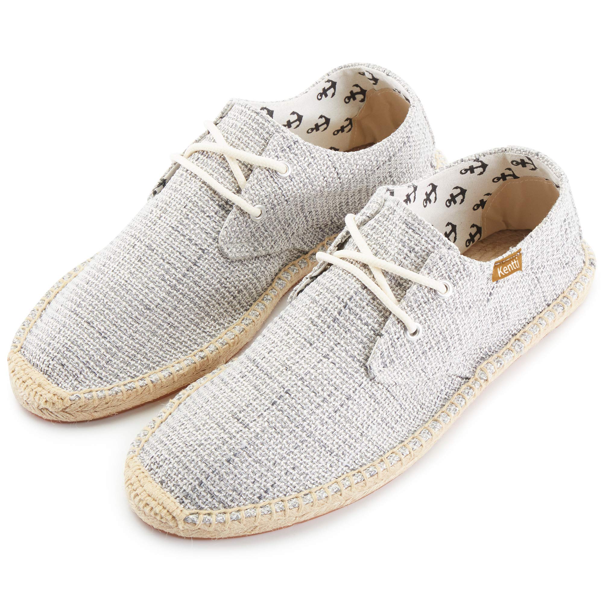 Chaussures Espadrille Lacets en Toile décontractées pour Hommes