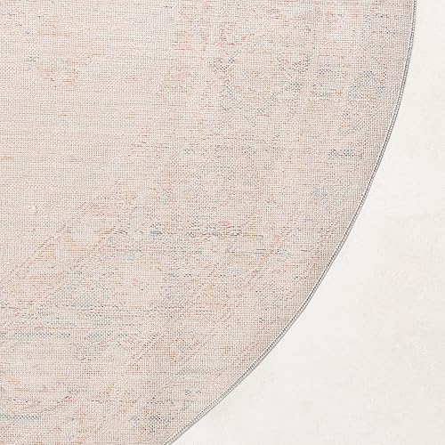 Miniatura 8 de Rugs.com Noble Collection - Alfombra redonda de 3 pies y 10 pulgadas, ideal para cocinas, comedores