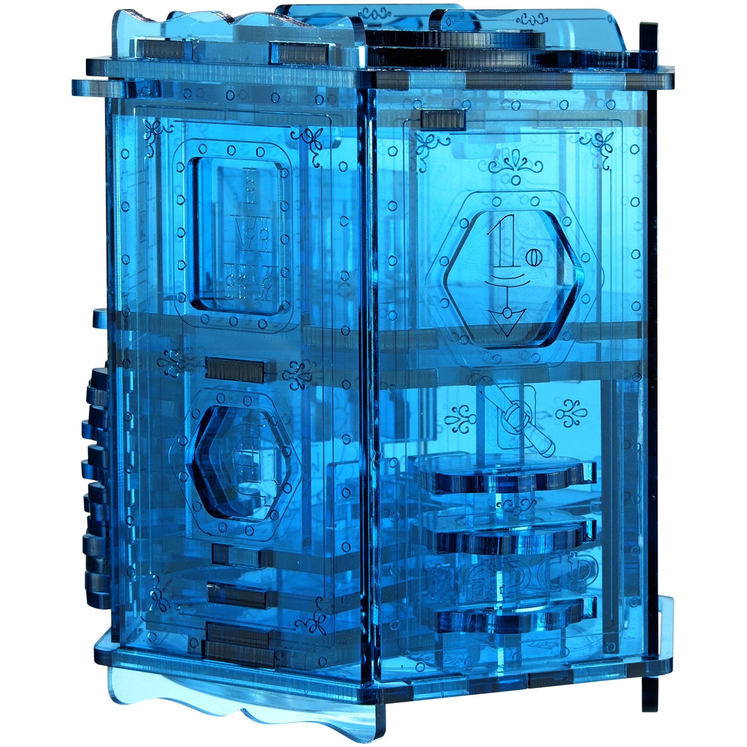 ESC WELT Fort Knox PRO - Escape Room in a Box - Brain Teaser Puzzles for Adults & Kids - 3D Plexiglas Puzzles for Adults - Puzzle Games - Cash Puzzle Money Box - Plexiglas Puzzle - Board Games