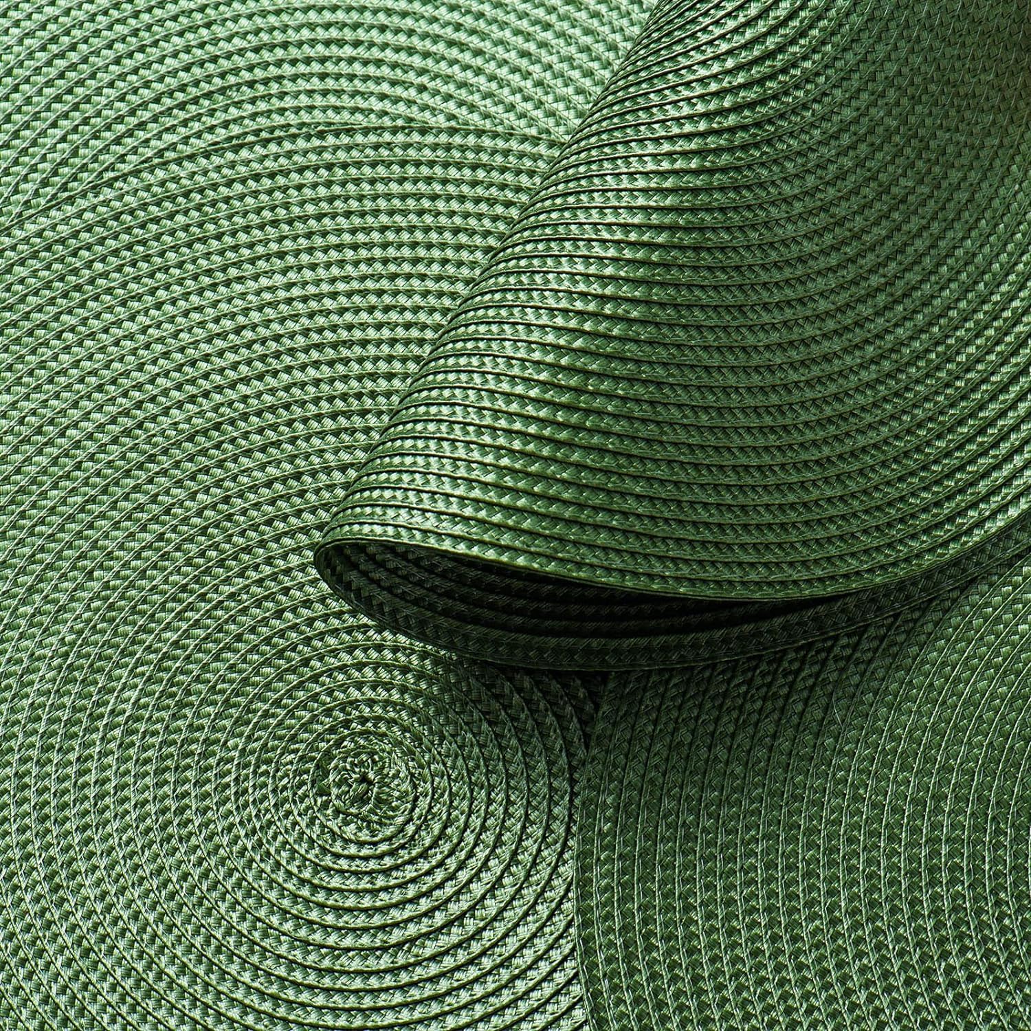 Lot De 8 Sets De Table Ronds Tressés, Sets De Table Lavables Et Resistants A Chaleur Sets De Table Antiderapants Pour Une Utilisation Interieure E 98316070