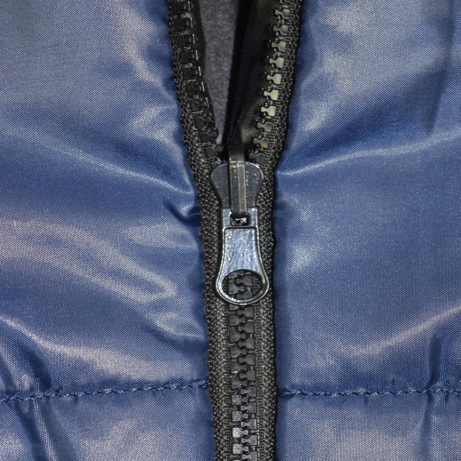 A2Z 4 Kids Dziewczyny Chłopcy Kurtka Dwustronna, Krótka, Z Kapturem, Wyściełana Podszewką Kurtki Puchowe - Reversible Jacket 492 Navy 5-6.