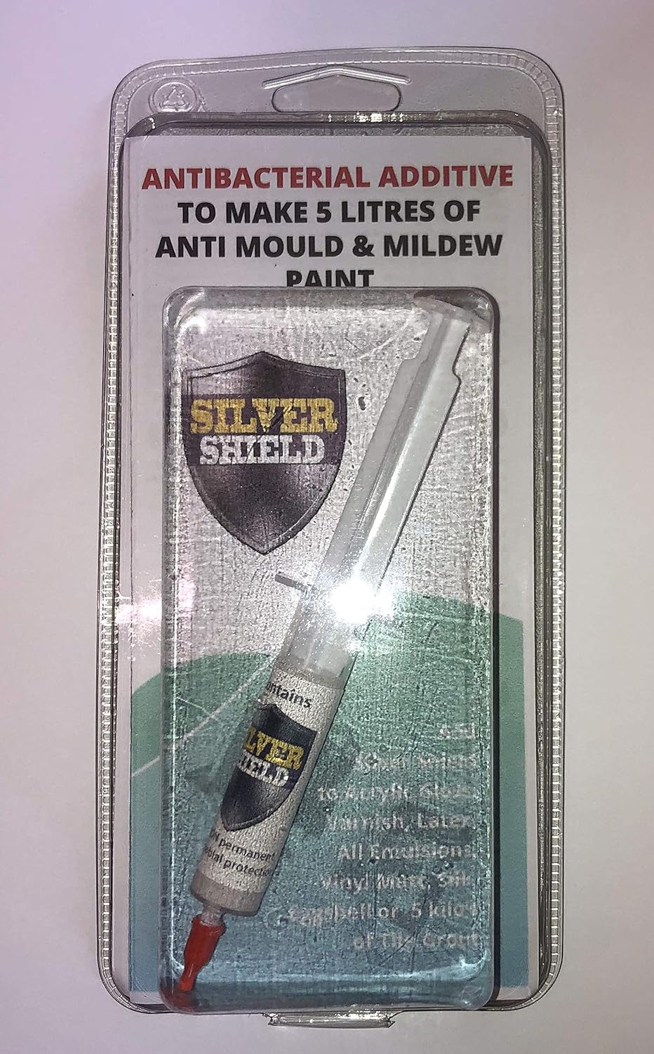 2 X Silver Shield Anti Mould Paint Additive for 5 litres of paint Amazon.co.uk DIY & Tools
