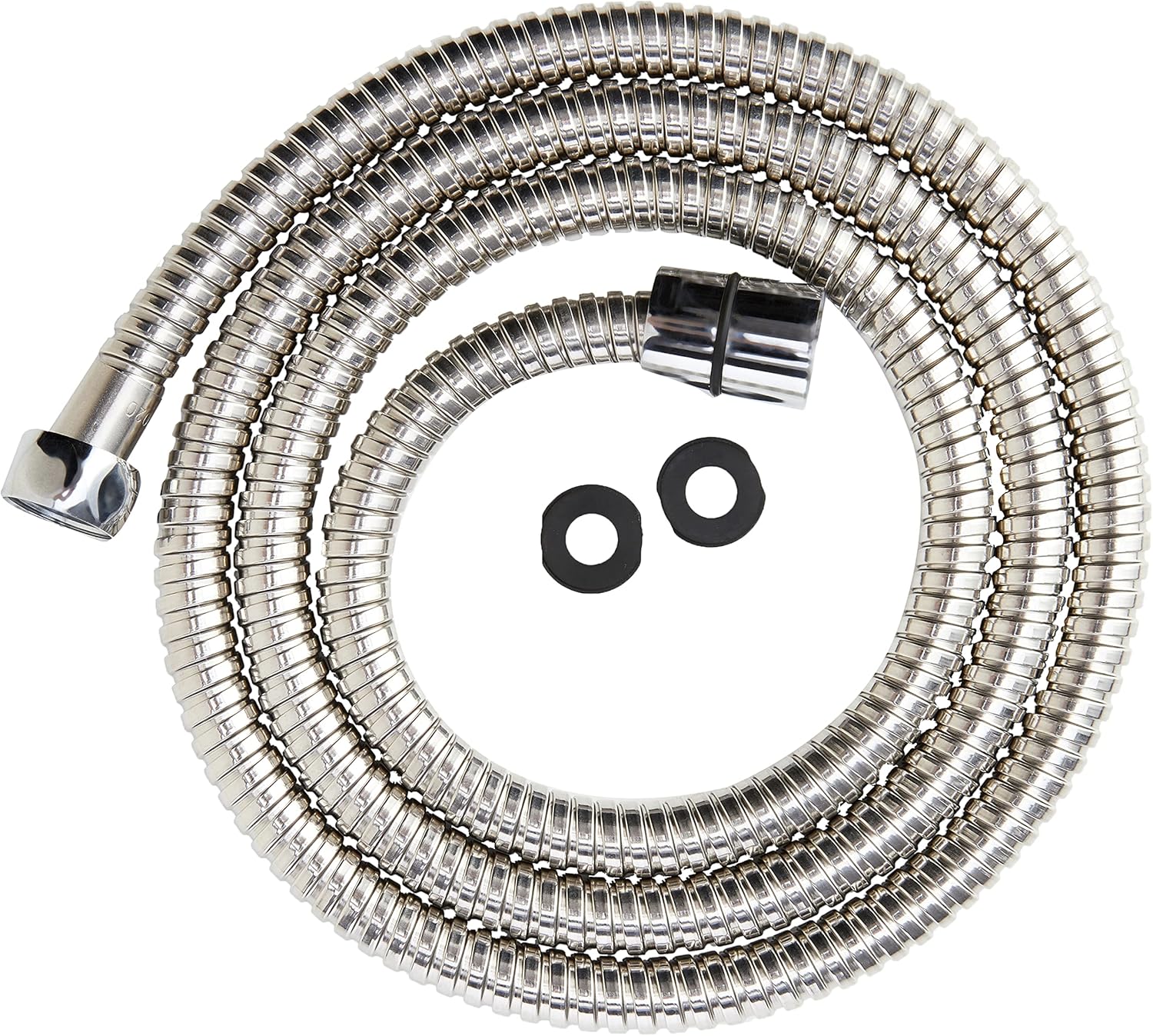 Bristan HOS 150CN01 C Cone to Nut Std Bore Shower Hose, Chrome, 1.5m