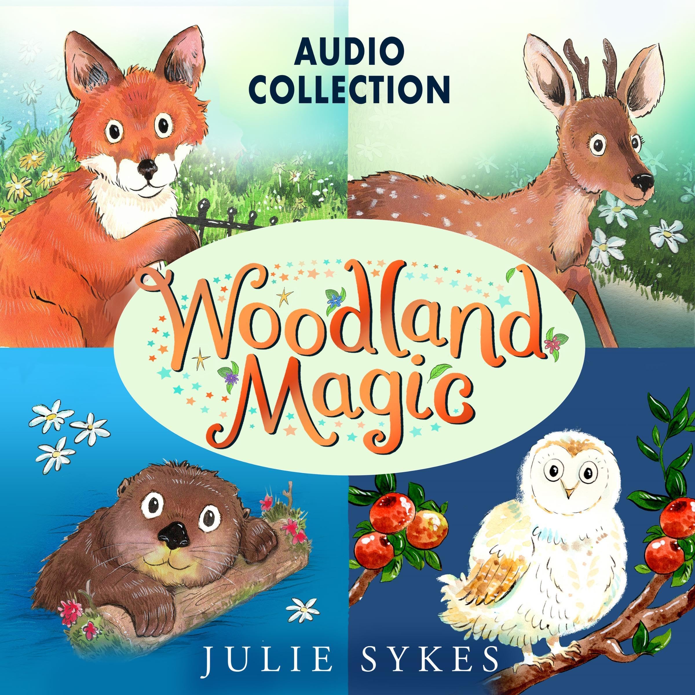 Cover art for Woodland Magic Audio Collection: Fox Cub Rescue, Deer in Danger, The Stranded Otter, Operation Owl