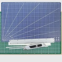 Vista 4 de Didiseaon Almohadilla de corte acolchado de doble cara A3 Material Pp 17.71x11.81 pulgadas Esteras de grabado para manualidades