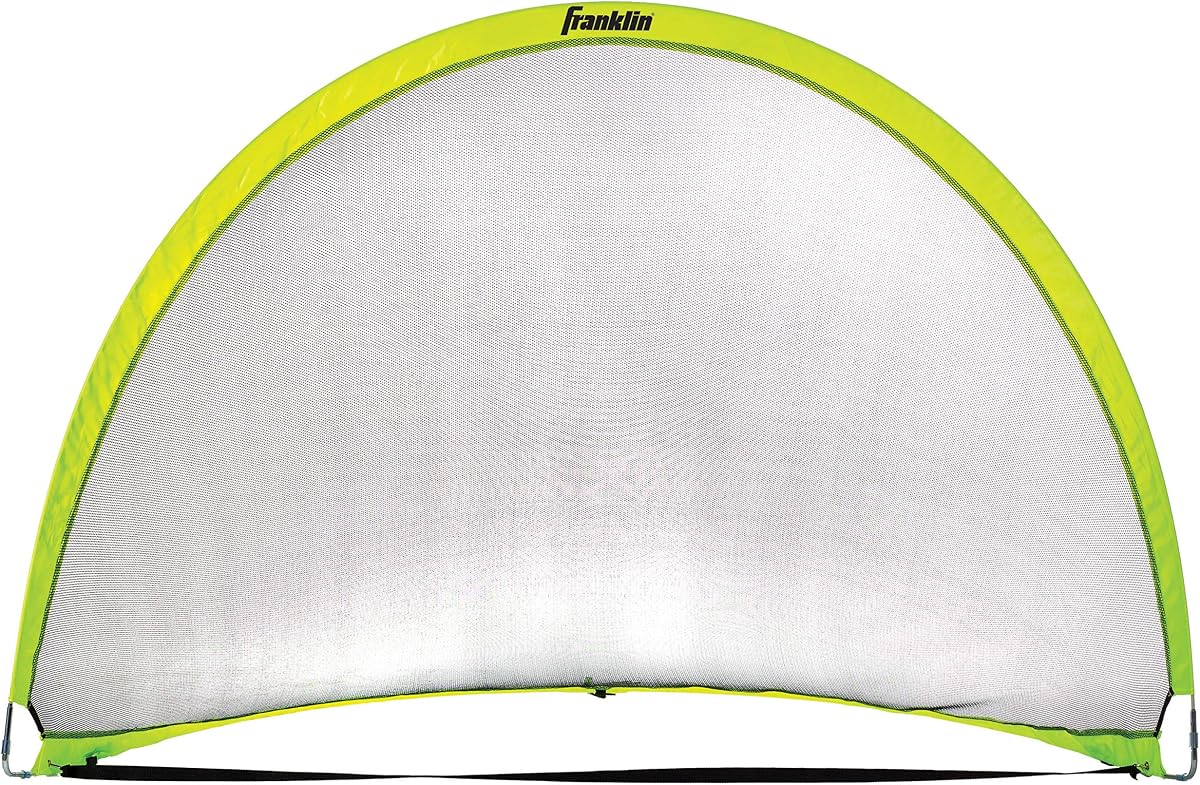 Franklin Sports Pop-Up Dome Shaped Goals - Indoor or Outdoor Soccer Goal - Goal Folds For Storage - 6' x 4' or 4' x 3' Soccer Goal