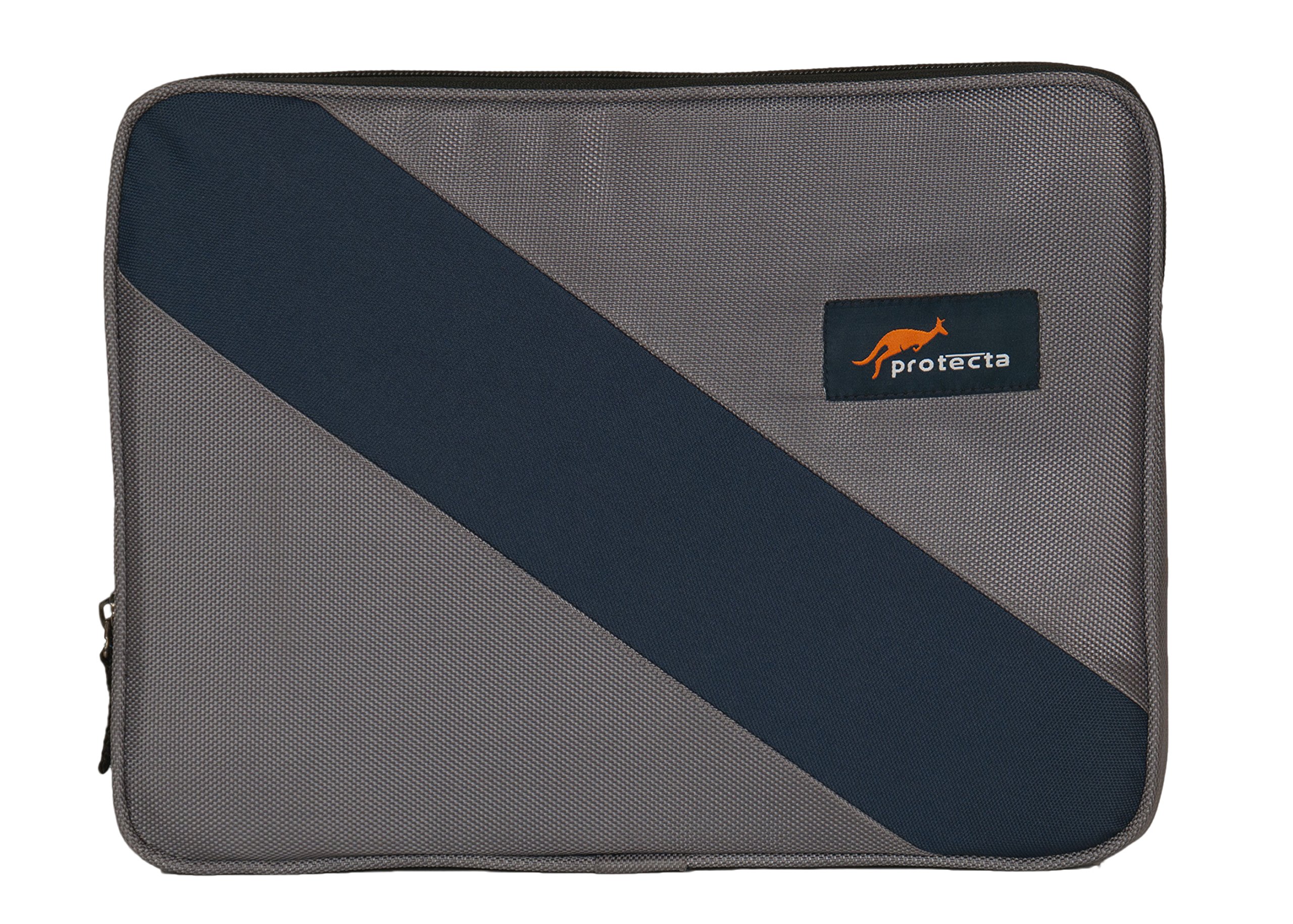 Protecta Knighted Laptop Sleeve for Laptops with Screen Size up to 13.3 Inch (Grey & Navy) - Elementary Series (B01MQHMGIO) Amazon Price History, Amazon Price Tracker