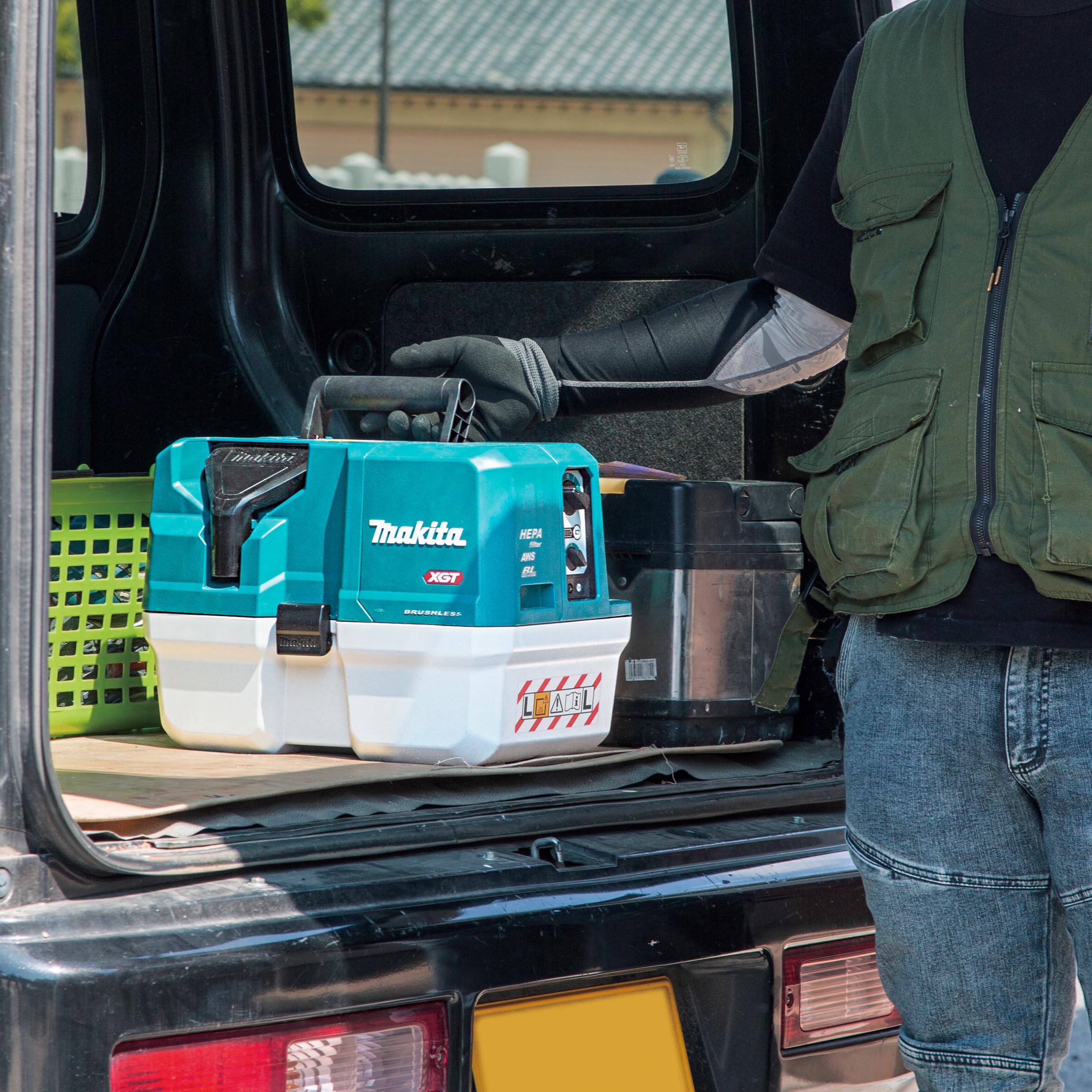 Makita VC013GLZ03 - Aspirapolvere a batteria 40 V max. (senza batteria, senza caricatore)