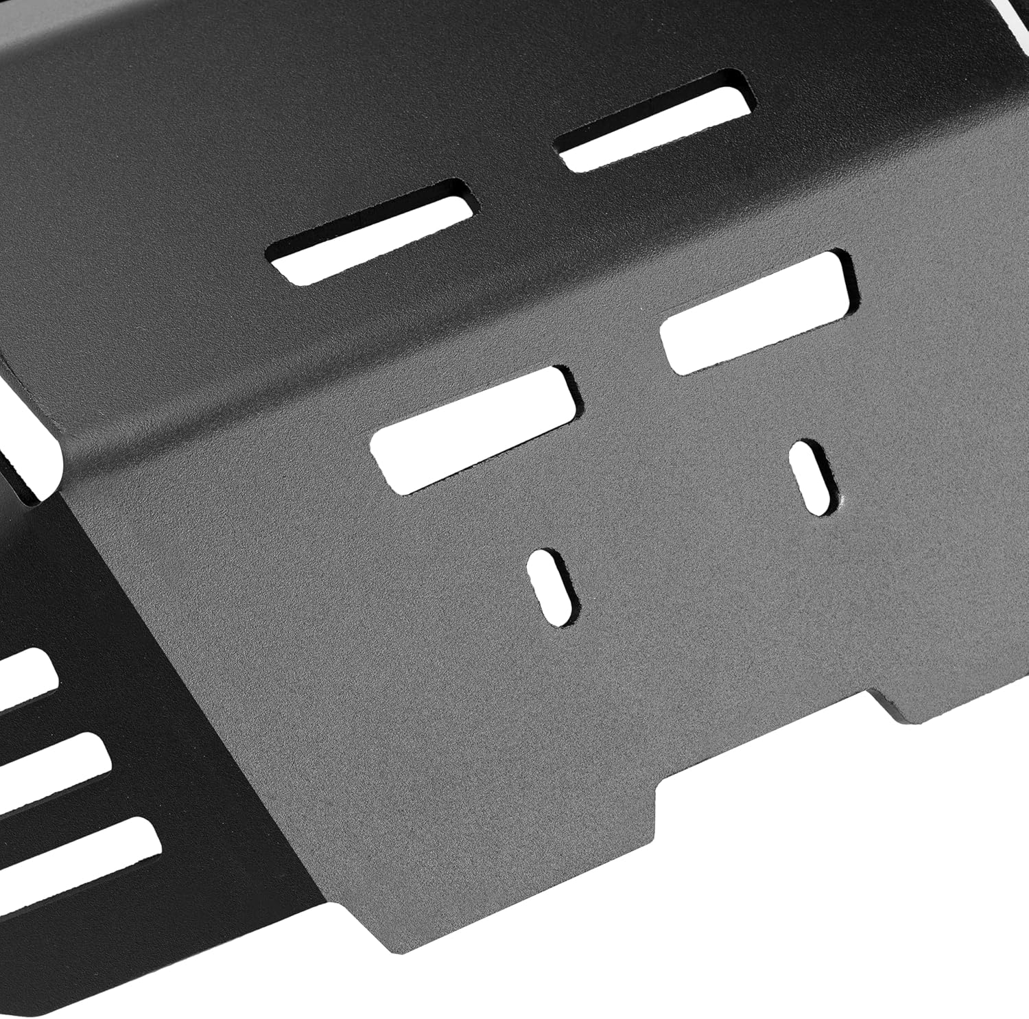 ECOTRIC Black Motorcycle Skid Plate Compatible with 2021-2024 Honda CRF300L CRF 300L Engine Bash Bottom Guard Aluminum Protector 2022 2023