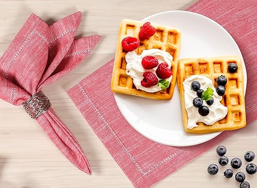 Miniatura 129 de Servilleta de tela de algodón de 18 x 18 pulgadas, color azul, servilletas de uso diario, servilletas de algodón, servilletas de boda, servilletas