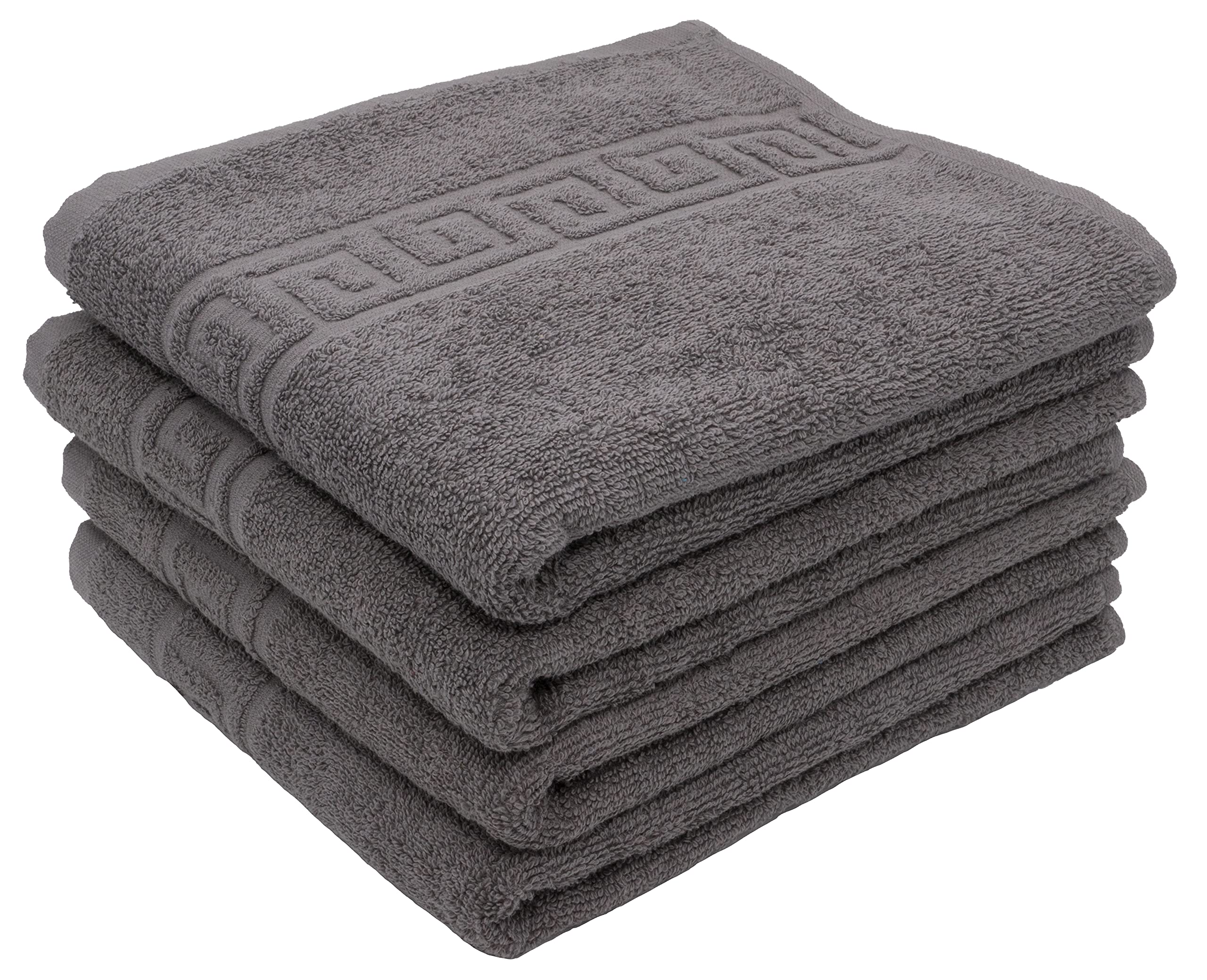 LIGHT TURQUOISE 2 X BATH TOWELS SET, 70X140 LARGE SIZE 100% NATURAL COTTON 500 GSM THICK ABSORBENT TOWEL, HOTEL QUALITY RINGSPUN — view 12