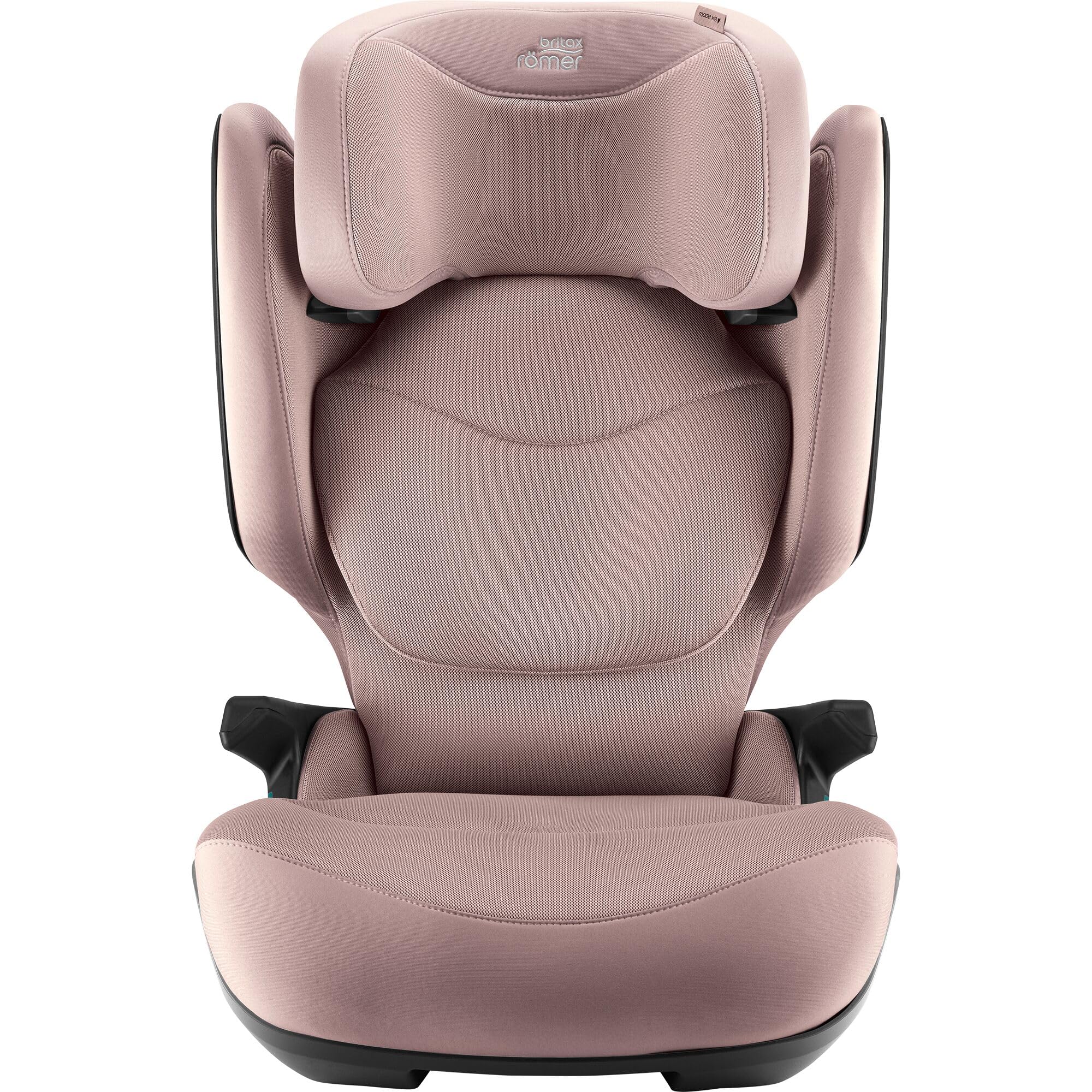 BRITAX RÖMER Fotelik samochodowy dla dzieci KIDFIX PRO M, dla dzieci od 100-150 cm (i-Size) z ISOFIX i bez, 35-12 lat, Dusty Rose - styl