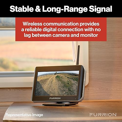 Miniatura 5 de Furrion Vision S - Sistema de cámara inalámbrica de respaldo para RV con monitor de 5 pulgadas, 1 trasero, visión nocturna infrarroja, visión gran