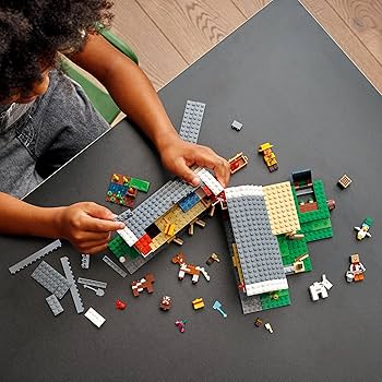 Amazon.co.jp: レゴ(LEGO) マインクラフト 赤い馬小屋 21187