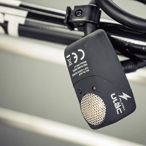 Miniatura 3 de ULAC The BEE - Cable de alarma de 110 dB, 0.472 in x 47.2 in, cable de acero trenzado para bicicleta, bicicleta, motocicleta, scooter