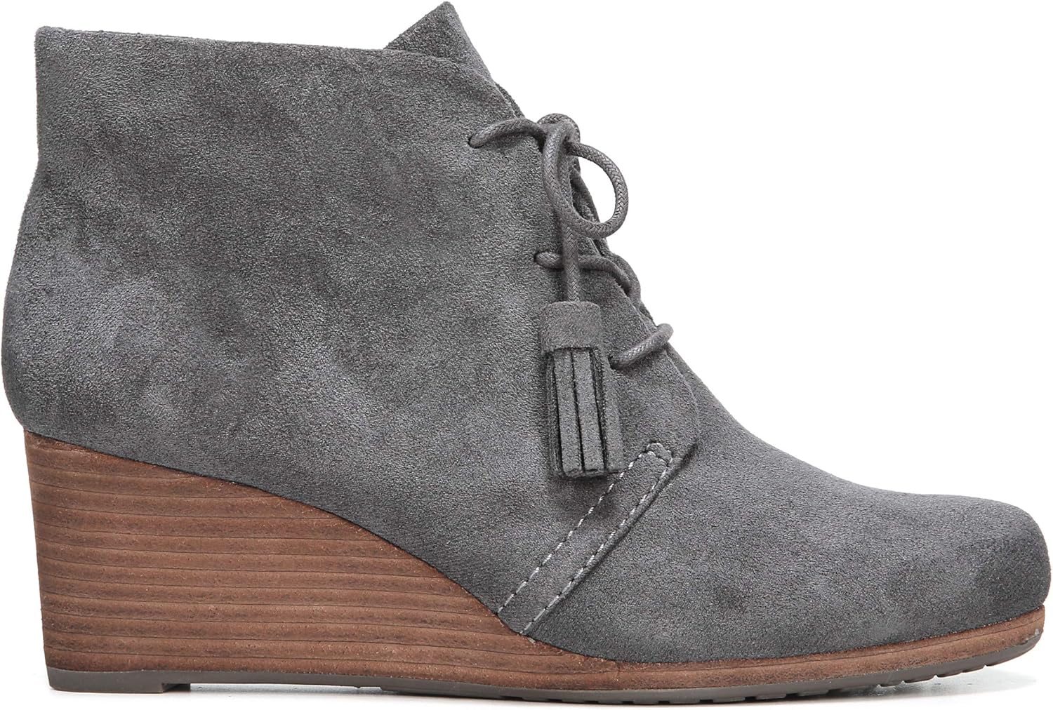 Dr. Scholl's Shoes Shoes Women's Dakota Boot 6 Dark Grey Microfiber Suede