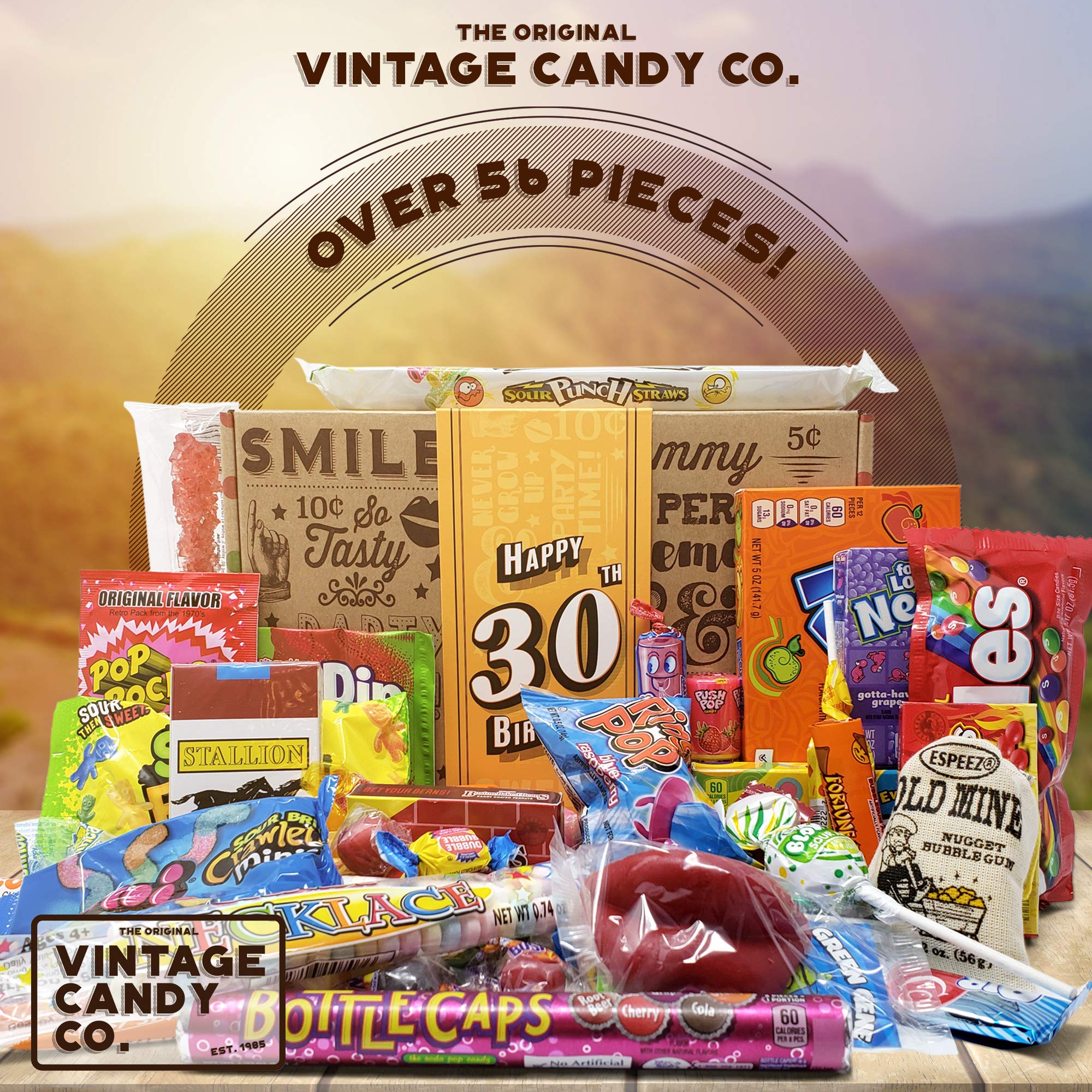 VINTAGE CANDY CO. 30TH BIRTHDAY RETRO CANDY GIFT BOX 1992 Decade