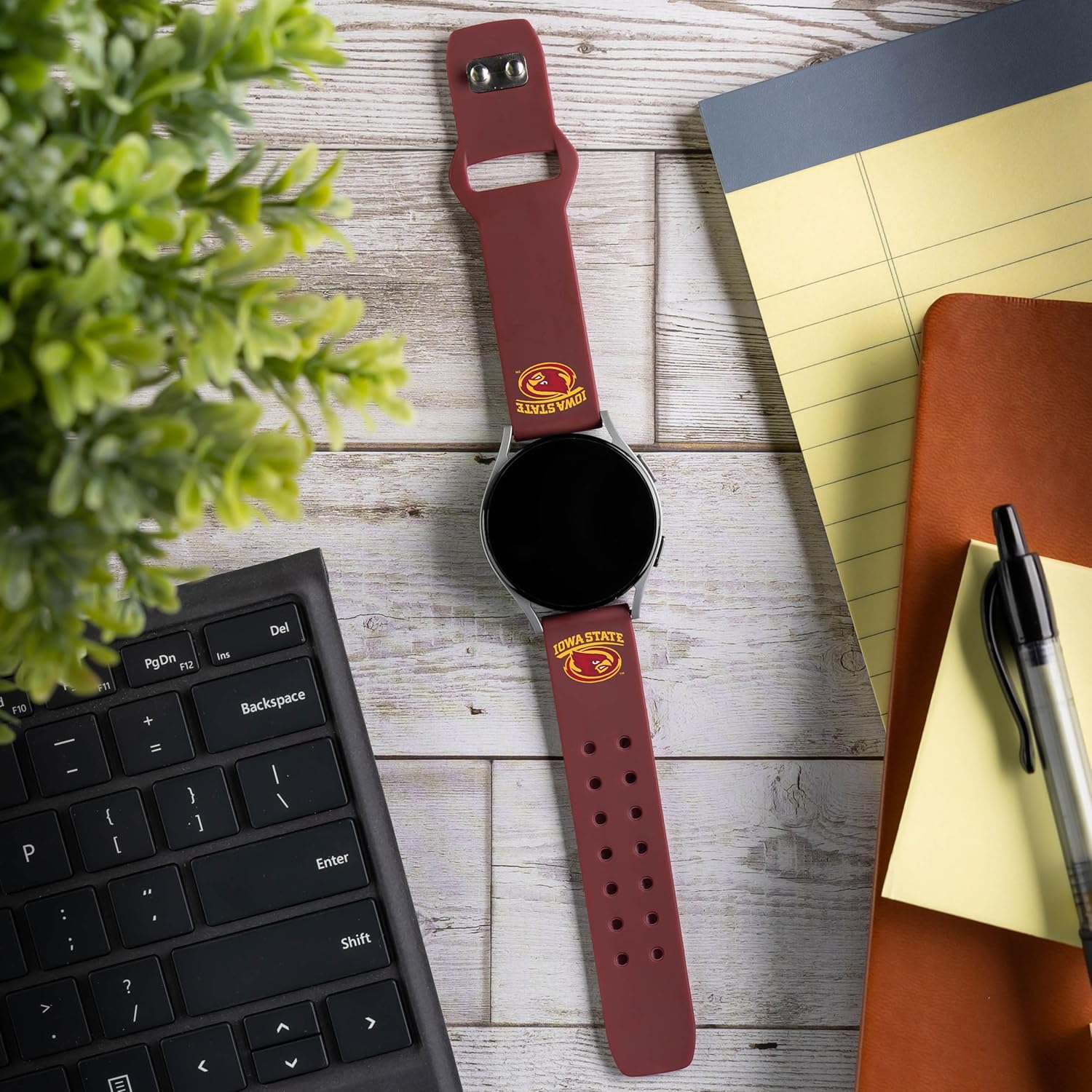 Affinity Bands Iowa State Cyclones HD Watch Band Compatible with Samsung Galaxy Watch and more