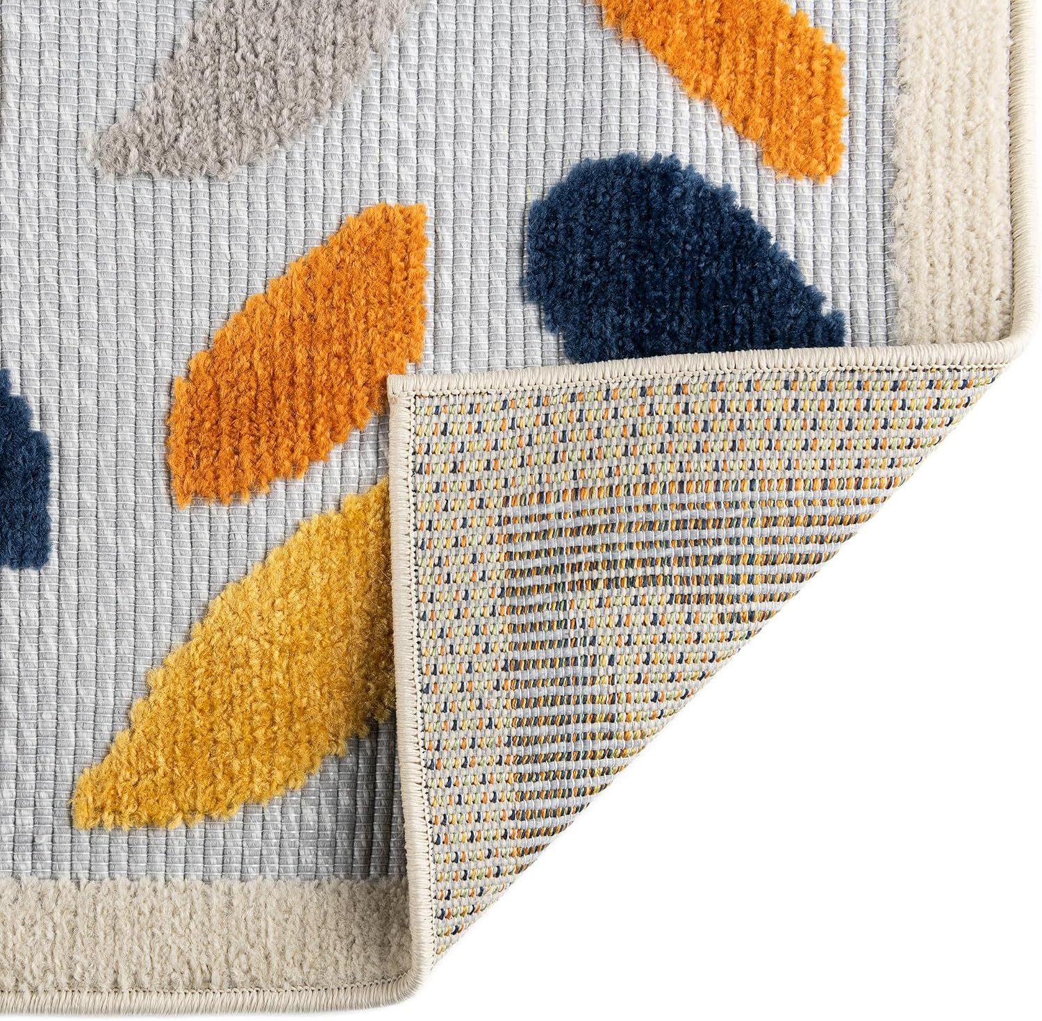 Rugs.com Aruba Outdoor Collection Rug – 2' x 3' Gray Low-Pile Rug Perfect for Any Outdoor Space, Entryways, Kitchens, Breakfast Nooks, Accent Pieces