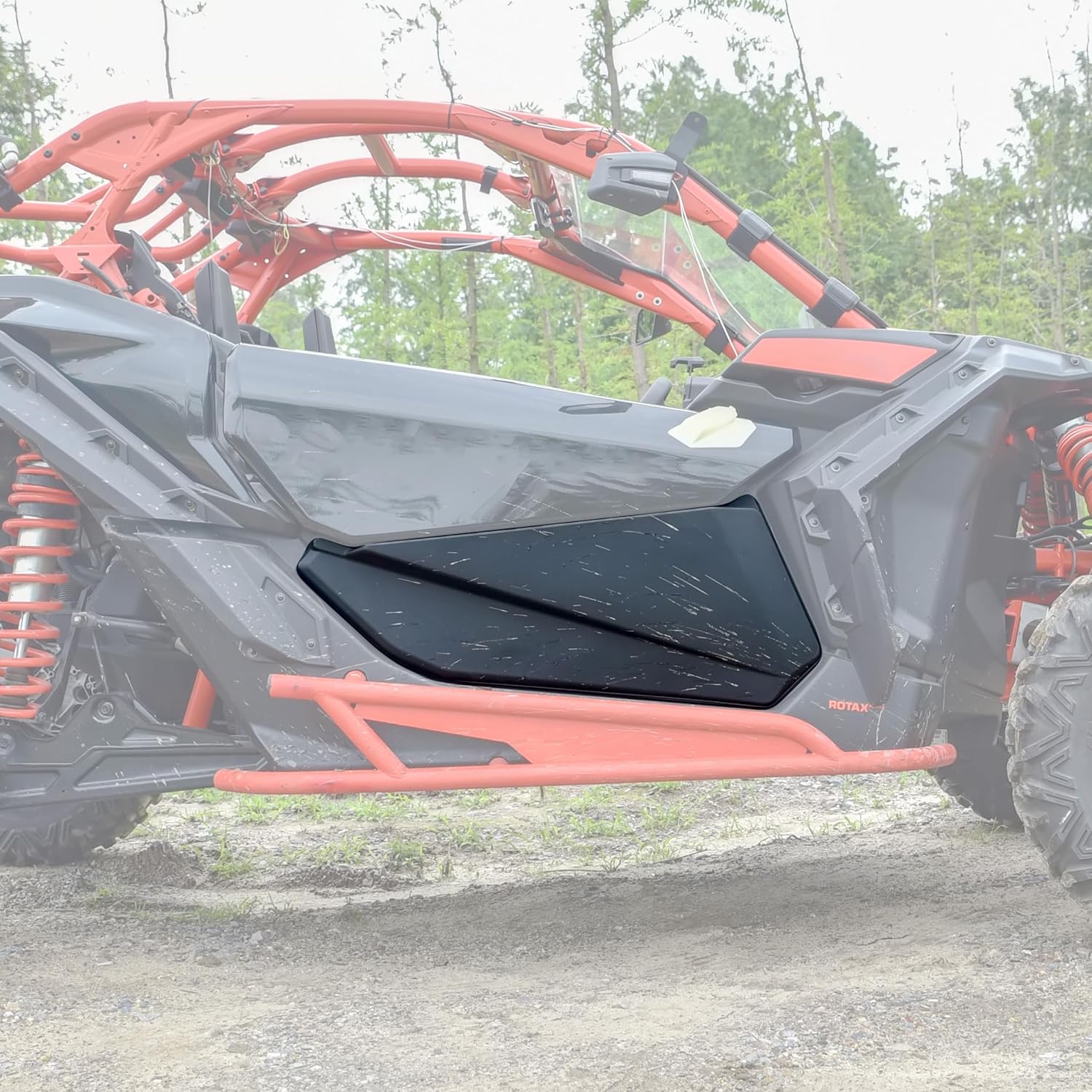 SAUTVS Lower Door Panels for Maverick X3, Lower Half Door Inserts with Built-in Metal Frame for Can-Am Maverick X3 XRS XDS 2017-2025 Accessories (2 Doors, #715002903)