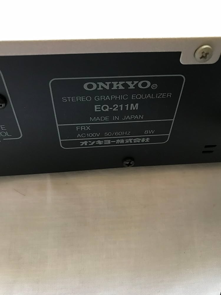 Amazon | ONKYO オンキヨー(オンキョー) EQ-211M グラフィック