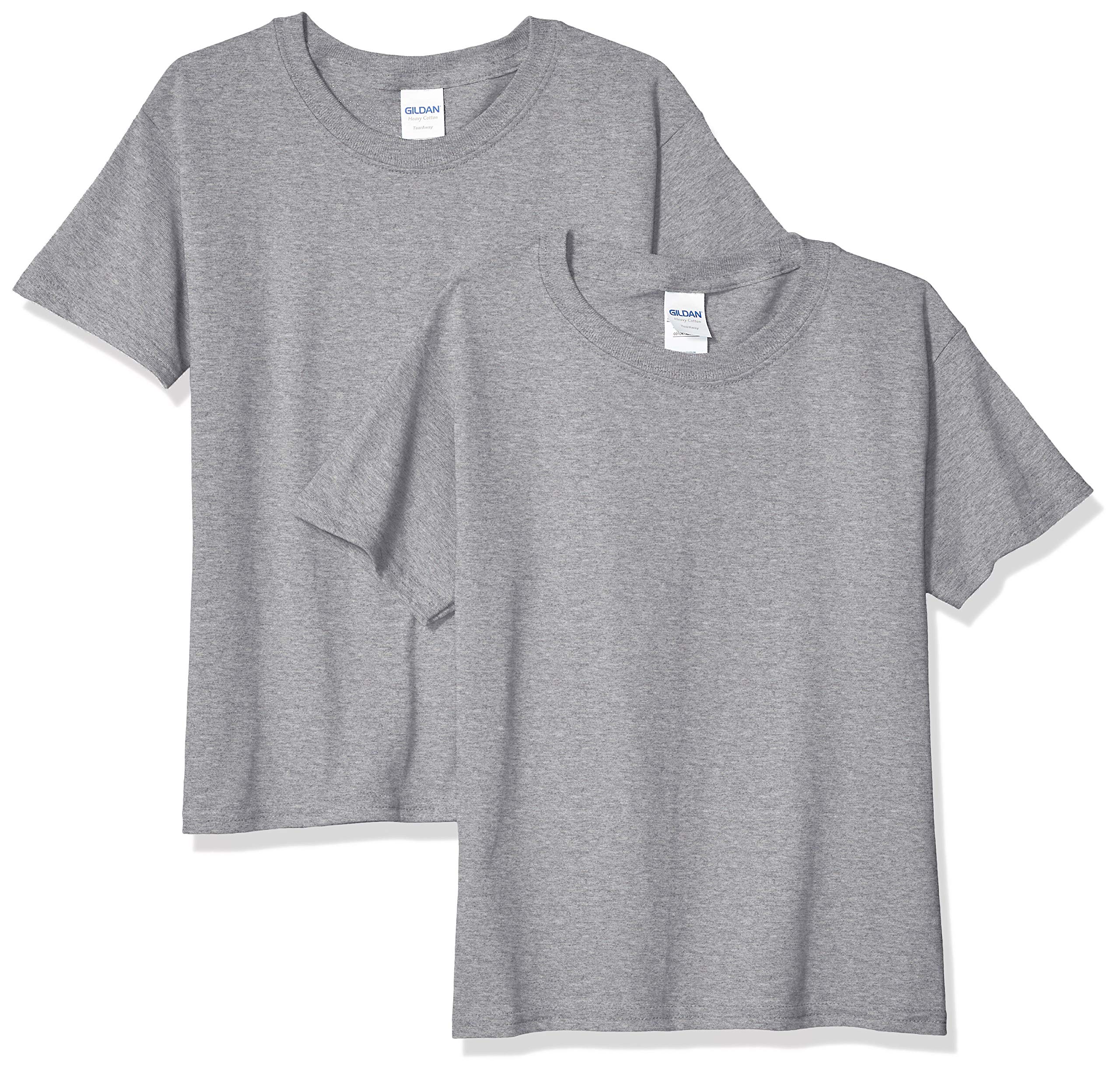 GildanYouth Heavy Cotton T-Shirt, Style G5000B, 2-Pack