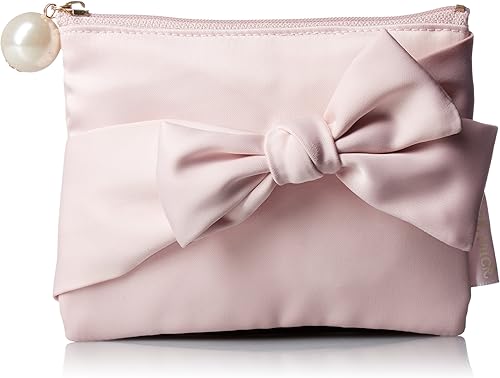 Amazon ピンク トリック ティッシュポーチ 贅沢サテン 大人女子 ポーチ 内生地 ゴールドドット 気分が上がる ピンク ポーチ