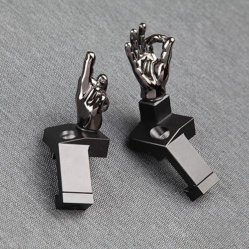 Miniatura 2 de Stinger Set de miras de dedo de novedad, juego de miras de hierro de respaldo delanteras y traseras BUIS, compatible con riel Picatinny y Weaver,