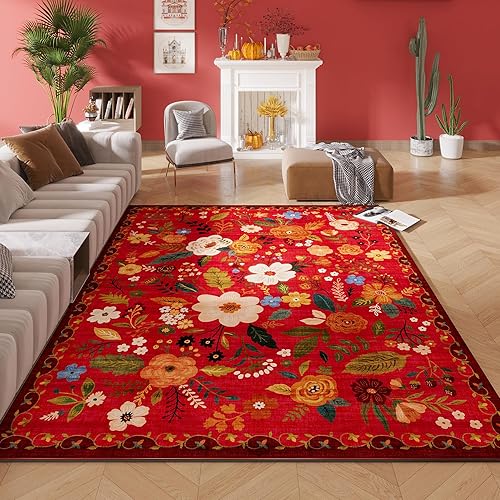 Miniatura 57 de Rugcomf Alfombra Pasillera para Pasillos Alfombra de Cocina Antideslizante 2'6''x8' Alfombras Lavables con Respaldo de Goma Alfombra Pasillera