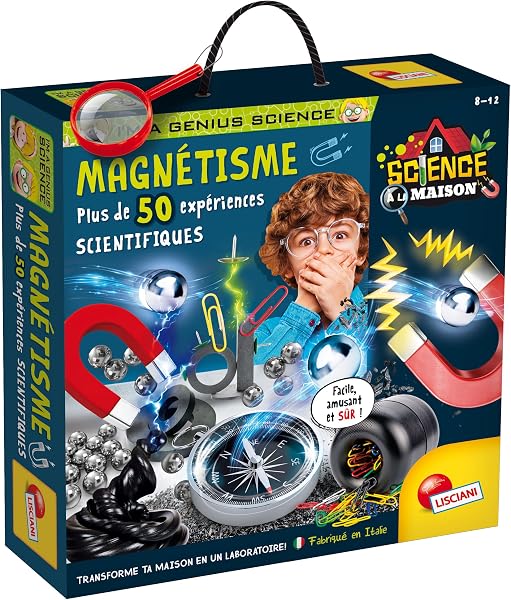 LISCIANI - I'm A Genius ELECTRICITE - Plus de 50 Expériences Scientifiques sur l'Electricité - Kit Scientifique avec Matériel Inclus - Jeu Educatif pour Enfants de 8,10,12 ans - Fabriqué en Italie - 5