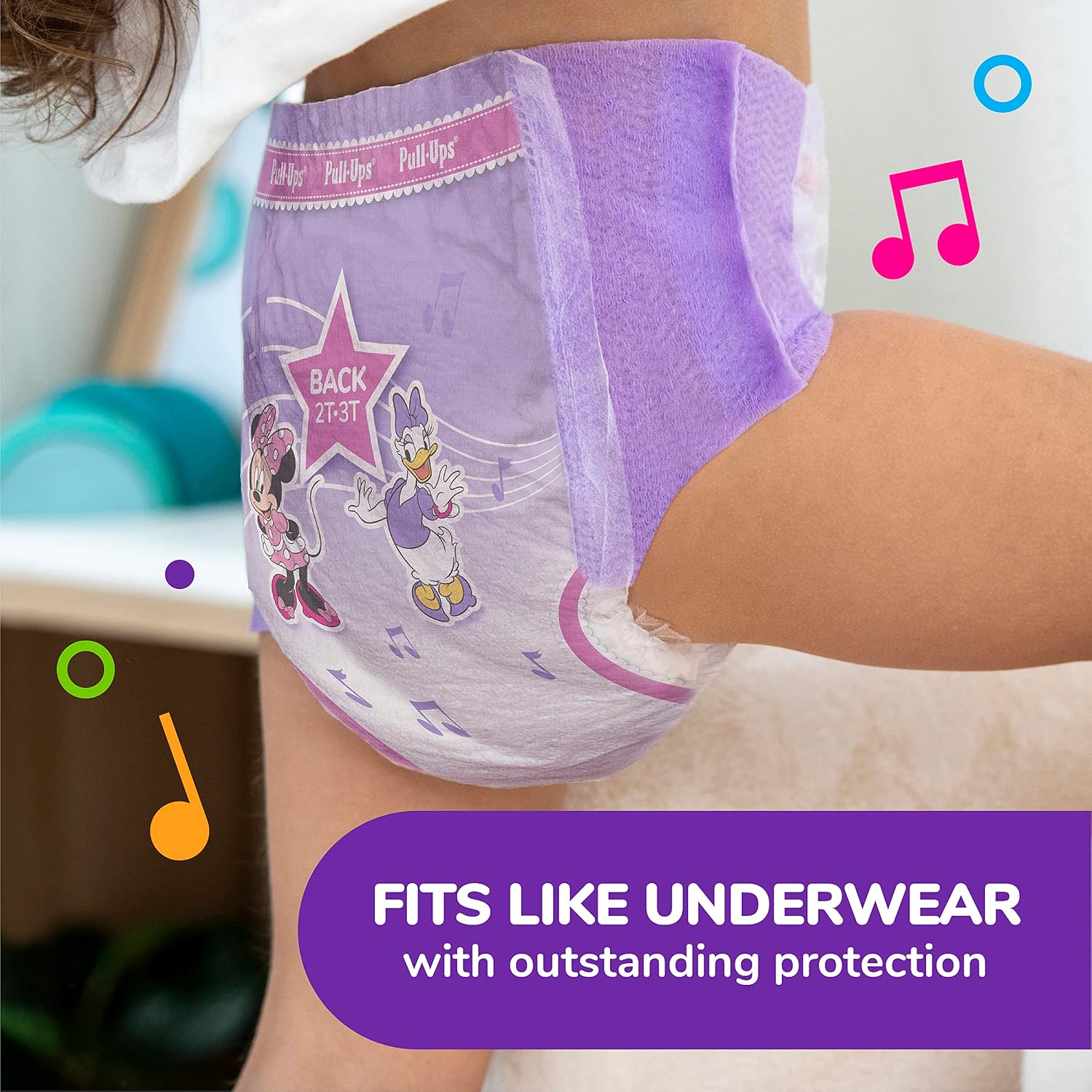 Pull-Ups Girls' Potty Training Pants, Size 4, 2T-3T, 23 Ct