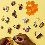 Lego Spiderman Minifigure Series with 12 Spider-Man Figures: Complete Set of the Lego Minifigure Series 71050 Across The Spider-Verse (incl. Printed Tile) - 4