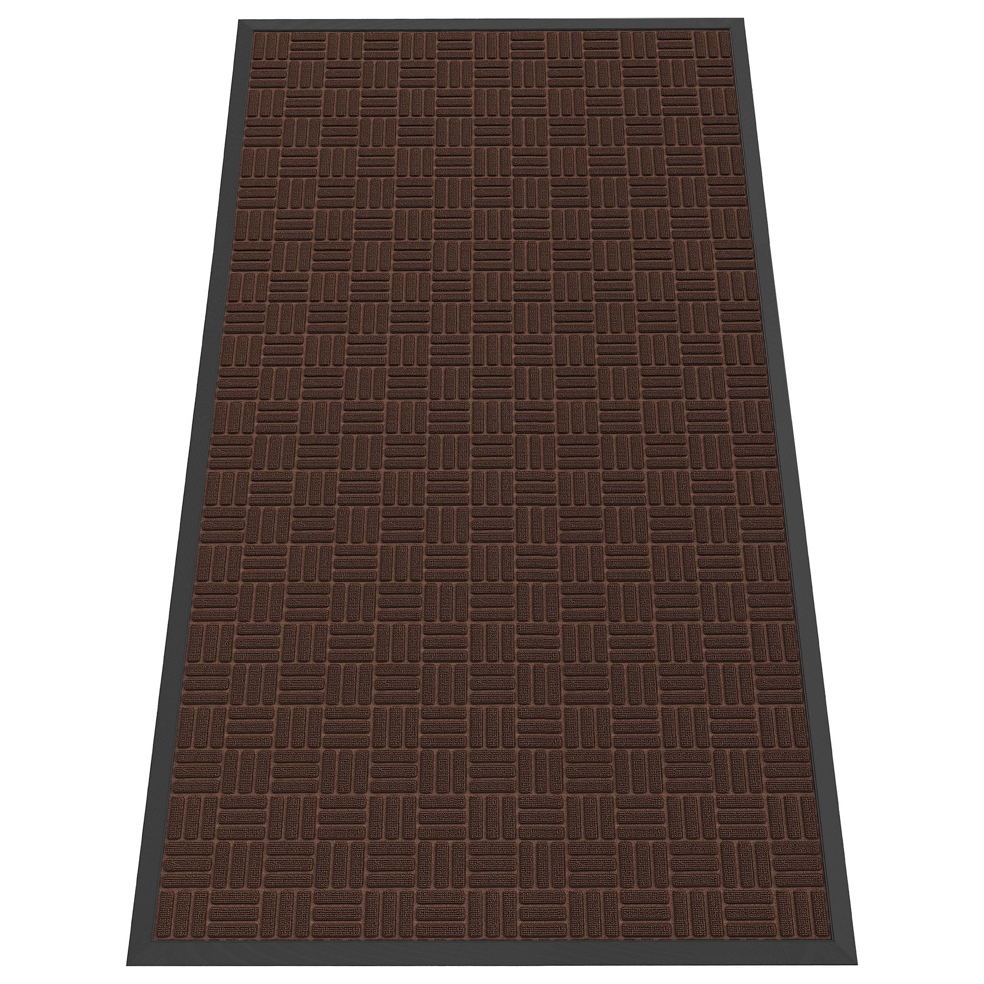 Black Doormat - 5'x3' Indoor Outdoor Entry Mat -31