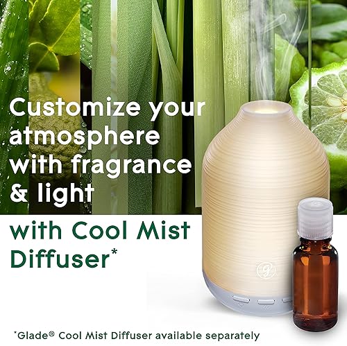 Miniatura 4 de Glade Repuesto de difusor de aceite esencial de aromaterapia, difusor de aromaterapia de niebla fría y ambientador para el hogar, mente tranquila