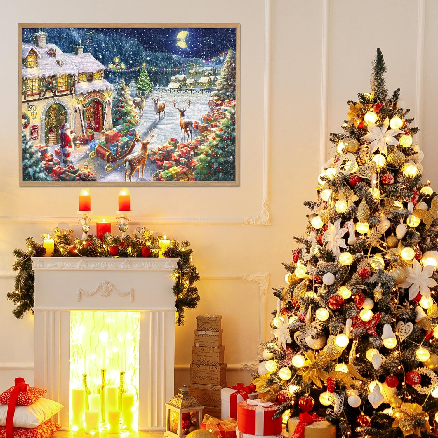 Calendario De Adviento Puzzle 2025 – 1008 Piezas, 24 Cajas Sorpresa Con Motivo Navideño
