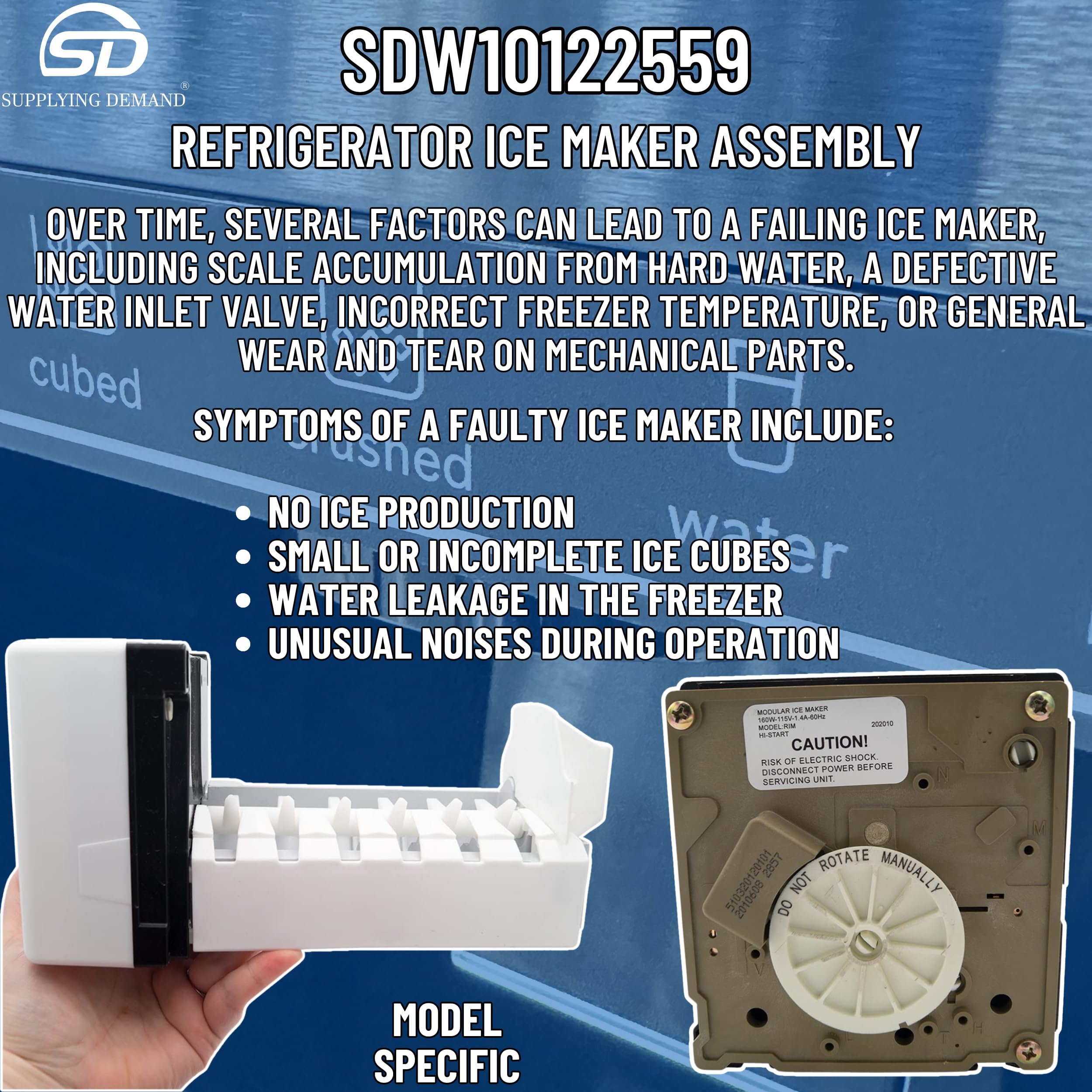 Climatek Ice Maker Compatible Con Refrigerador Whirlpool Com - Foto 9