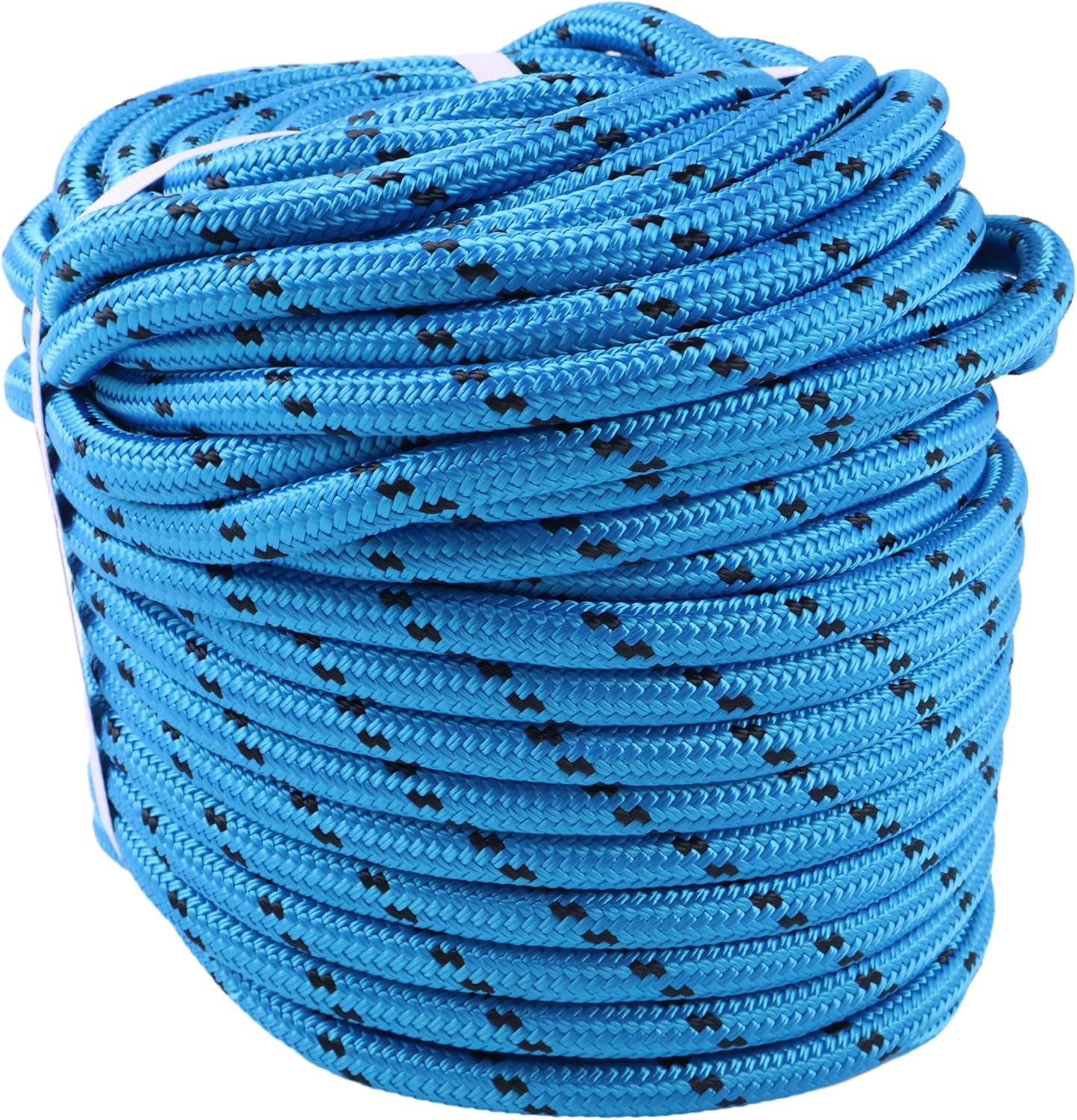 SUKATC 1/2 Inch x 150 Feet Double Braid Rigging Rope for Boats, Decks, Camping, Hiking, Tree Work, Swing, Car Towing