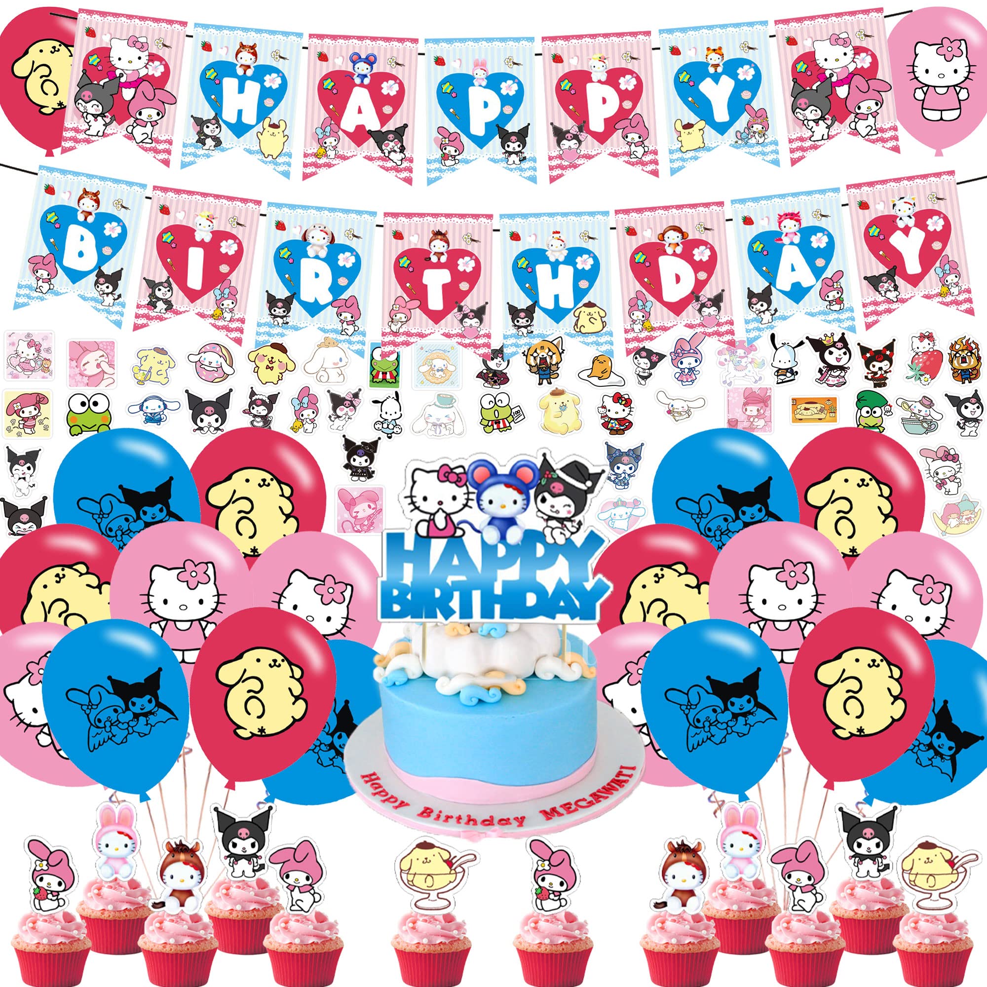Kuromi And Melody Birthday Party Decorations My Melody And Kuromi