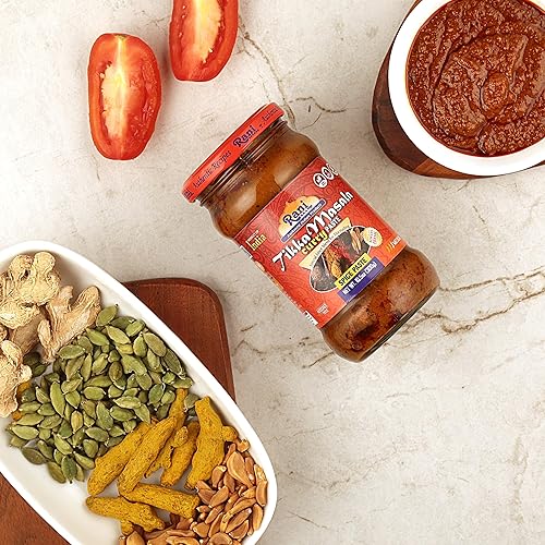 Miniatura 2 de Rani Tikka Masala - Pasta de especias para cocinar, tarro de vidrio de 10.5 onzas (10.58 oz)  Sin colores  Todo natural  Sin OMG  Kosher  Vegano