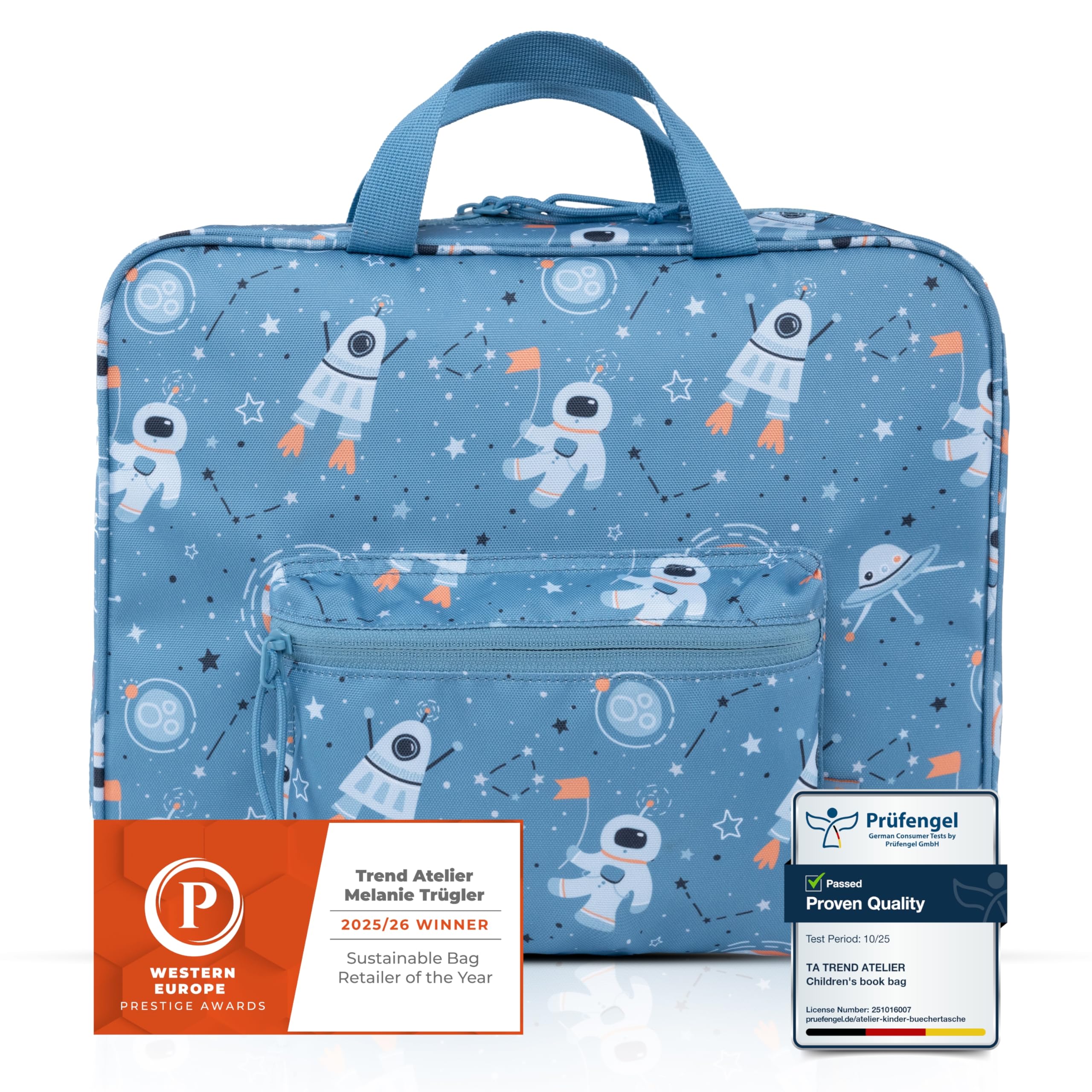 Sac de Rangement pour Livres tiptoi – Sac de Transport rembourré pour Stylo interactif, déperlant, sans PFC, Polyester recyclé rPET