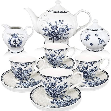 Blue Dream Tea Service: A Porcelain Tea Set for Delightful Gatherings